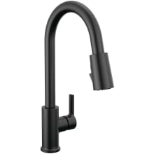 Flute 1.0 GPM Deck Mounted Pull Down Kitchen Faucet with POWERinse Technology