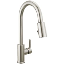 Flute 1.5 GPM Deck Mounted Pull Down Kitchen Faucet with POWERinse Technology