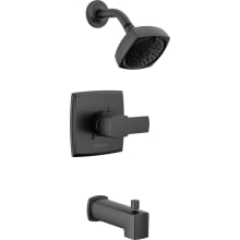 Ezra Tub and Shower Trim Package with 1.5 GPM Multi Function Shower Head and Tub Spout - Less Rough In