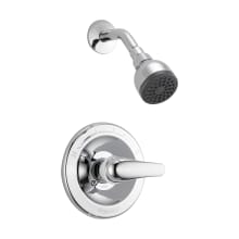 Pressure Balanced Shower Trim Package with Single Function Shower Head Less Rough-In Valve - Lifetime Limited Warranty