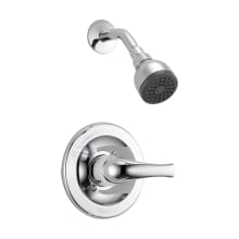 Pressure Balanced Shower Trim Package with Single Function Shower Head Less Rough-In Valve - Lifetime Limited Warranty
