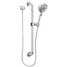 Precept 1.5 GPM Multi Function Hand Shower Package - Includes Slide Bar, Wall Supply, and Hose