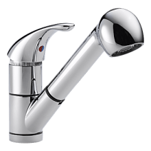 Core 1.5 GPM Single Hole Pull Out Kitchen Faucet - Lifetime Limited Warranty