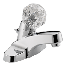 Bathroom Faucet Centerset with Single Knob Handle - Lifetime Limited Warranty