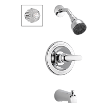 Tub and Shower Faucet with Shower Head, Tub Spout, Valve and Choice of Handle - Lifetime Limited Warranty