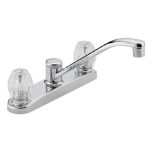 Core 1.5 GPM Widespread Kitchen Faucet with Double Knob Handles - Lifetime Limited Warranty
