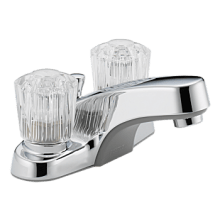Core 1.0 GPM Bathroom Faucet Centerset with Double Knob Handles - Lifetime Limited Warranty