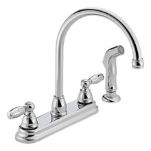 1.8 GPM Apex High-Arc Swivel Kitchen Faucet with Sidespray - Lifetime Limited Warranty