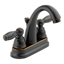 Bathroom Faucet Centerset with Ergonomic Blade Handles - Lifetime Limited Warranty