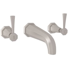 Deco 1.2 GPM Wall Mounted Widespread Bathroom Faucet