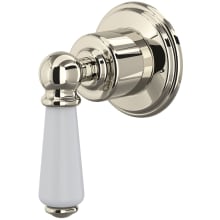 Edwardian Single Lever Handle 3 Function Diverter / Volume Control Valve Trim - Less Valve