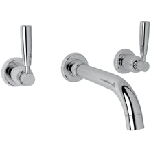 Holborn 1.2 GPM Wall Mounted Widespread Bathroom Faucet