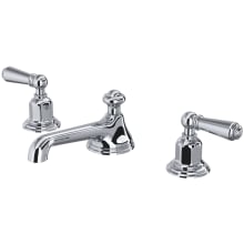 Edwardian 1.2 GPM Widespread Bathroom Faucet with Pop-Up Drain Assembly and U-Spout