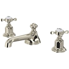 Edwardian 1.2 GPM Widespread Bathroom Faucet with Pop-Up Drain Assembly and U-Spout