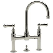 Georgian Era 1.2 GPM Bridge Bathroom Faucet with Pop-Up Drain Assembly