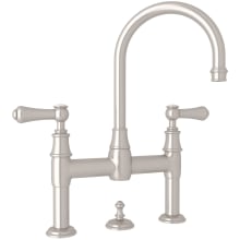 Georgian Era 1.2 GPM Bridge Bathroom Faucet with Pop-Up Drain Assembly