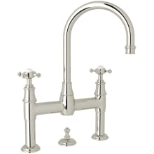 Georgian Era 1.2 GPM Bridge Bathroom Faucet with Pop-Up Drain Assembly