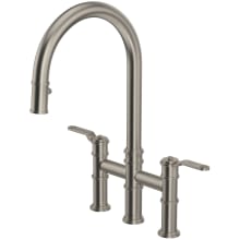 Armstrong 1.8 GPM Widespread Bridge Pull Down Kitchen Faucet