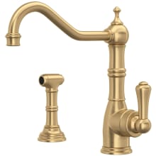 Edwardian 1.8 GPM Single Hole Kitchen Faucet - Includes Side Spray