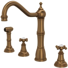 Edwardian 1.8 GPM Widespread Kitchen Faucet - Includes Side Spray