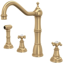 Edwardian 1.8 GPM Widespread Kitchen Faucet - Includes Side Spray