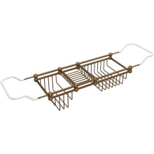 Edwardian 32" Adjustable Brass Bath Rack