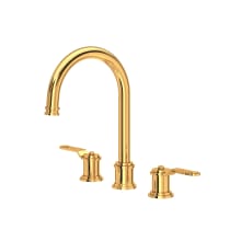 Armstrong 1.2 GPM Widespread Bathroom Faucet With C-Spout