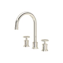 Armstrong 1.2 GPM Widespread Bathroom Faucet With C-Spout