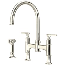 Southbank 1.5 GPM Widespread Bridge Kitchen Faucet - Includes Side Spray