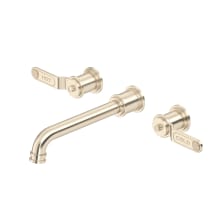 Armstrong Wall Mounted Widespread Bathroom Faucet Trim with Lever Handles