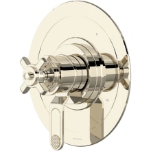 Armstrong Three Independent, Two Shared Function Thermostatic Valve Trim Only with Single Cross Handle and Integrated Diverter - Less Rough In