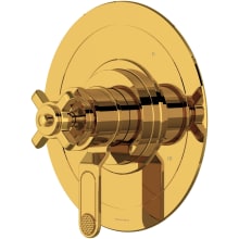 Armstrong Three Independent Function Thermostatic Valve Trim Only with Single Cross Handle and Integrated Diverter - Less Rough In