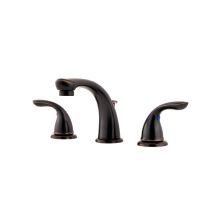 Pfirst Widespread Bathroom Faucet - Includes Metal Pop-Up Drain Assembly