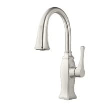Briarsfield 1.8 GPM Single Hole Pull Down Kitchen Faucet with AccuDock Technology - Includes Escutcheon