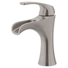 Jaida 1.2 GPM Single Hole Waterfall Bathroom Faucet with Push & Seal Drain Assembly