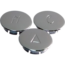 Hot/Cold Plastic Button Set for Handles
