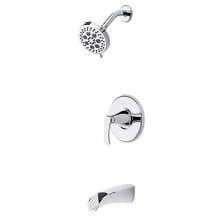 Jaida Tub and Shower Trim Package with Multi Function Shower Head