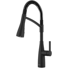 Kwan 1.8 GPM Single Hole Pull Down Kitchen Faucet with AccuDock, Spot Defense, Wipe Clean, and Tite Seal Technologies - Includes Escutcheon