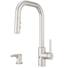 Zanna 1.8 GPM Single Hole Pull Down Kitchen Faucet - Includes Soap Dispenser and Escutcheon