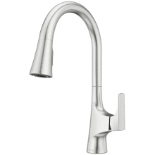 Norden 1.8 GPM Single Hole Pull Down Kitchen Faucet