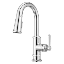 Port Haven 1.8 GPM Single Hole Pull Down Bar Faucet