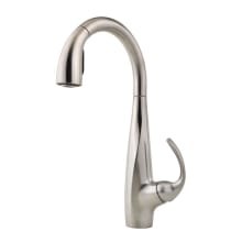 Avanti 1.8 GPM Single Hole Pull Down Kitchen Faucet - Includes Escutcheon