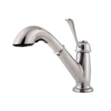 Bixby 1.8 GPM Single Hole Pullout Kitchen Faucet - Includes Escutcheon
