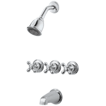 Pfirst Series Tub and Shower Trim Package with Multi Function Shower Head
