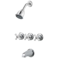 Pfirst Series Tub and Shower Trim Package with Multi Function Shower Head