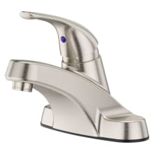 Pfirst Series 1.2 GPM Centerset Bathroom Faucet with Push & Seal Drain Assembly