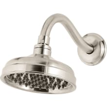 Marielle 1.8 GPM Single Function Rain Shower Head - Includes Shower Arm and Flange