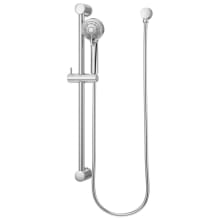 Holliston 1.75 GPM Multi Function Hand Shower Package - Includes Slide Bar, Hose, and Wall Supply