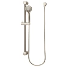 Holliston 1.75 GPM Multi Function Hand Shower Package - Includes Slide Bar, Hose, and Wall Supply