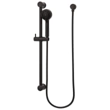 Holliston 1.75 GPM Multi Function Hand Shower Package - Includes Slide Bar, Hose, and Wall Supply